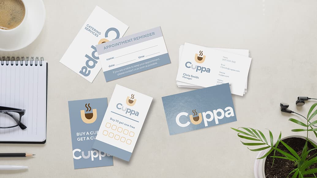 Traditional business cards