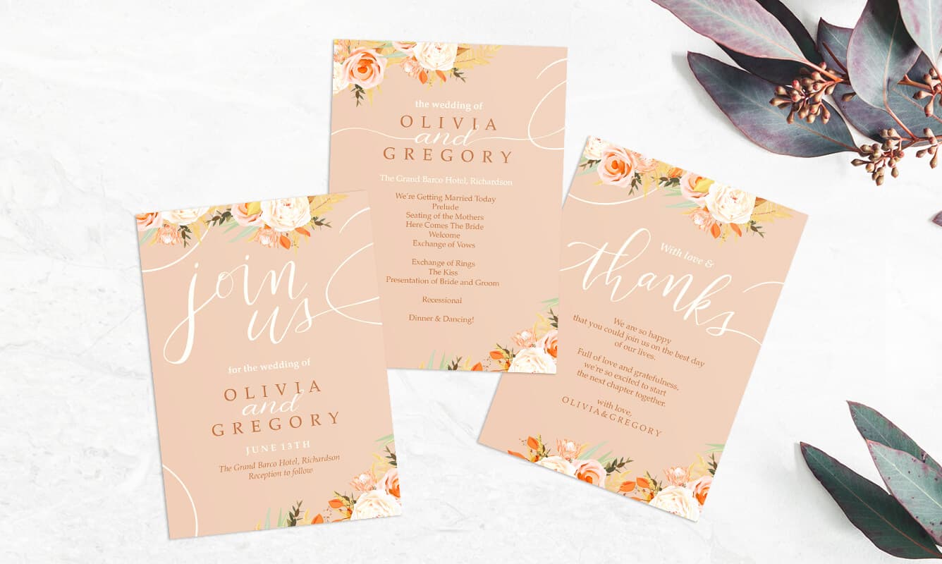 Kick off with cards and invites