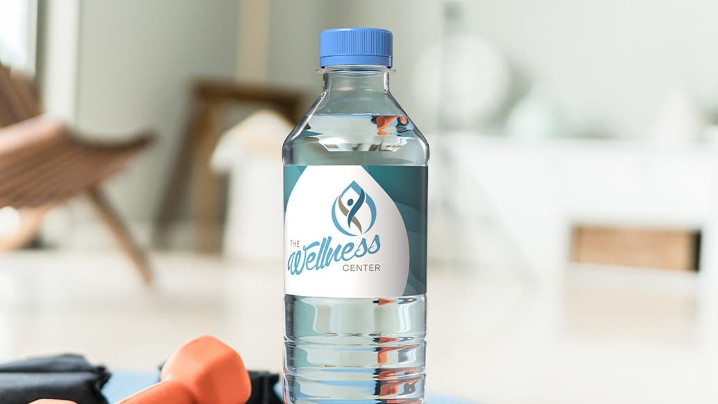 Water bottle labels