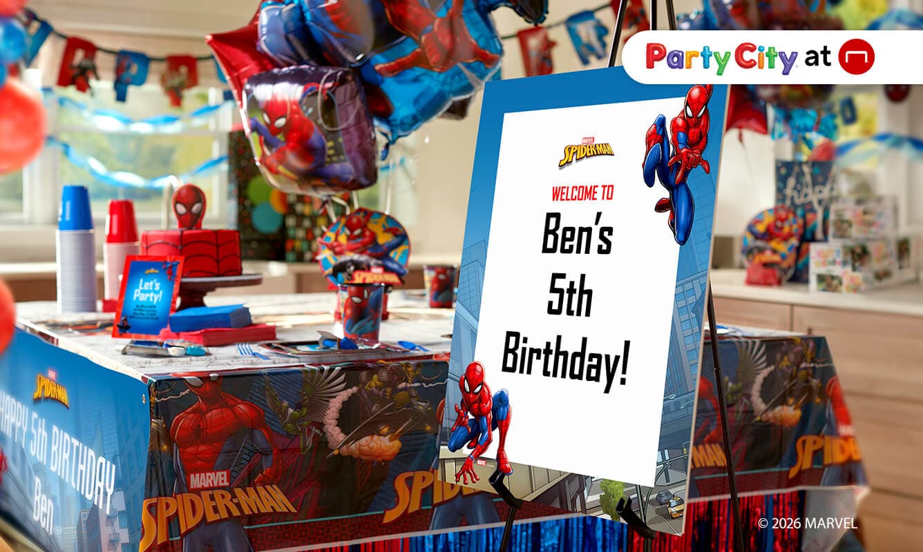 Pick a party design. Make it yours.